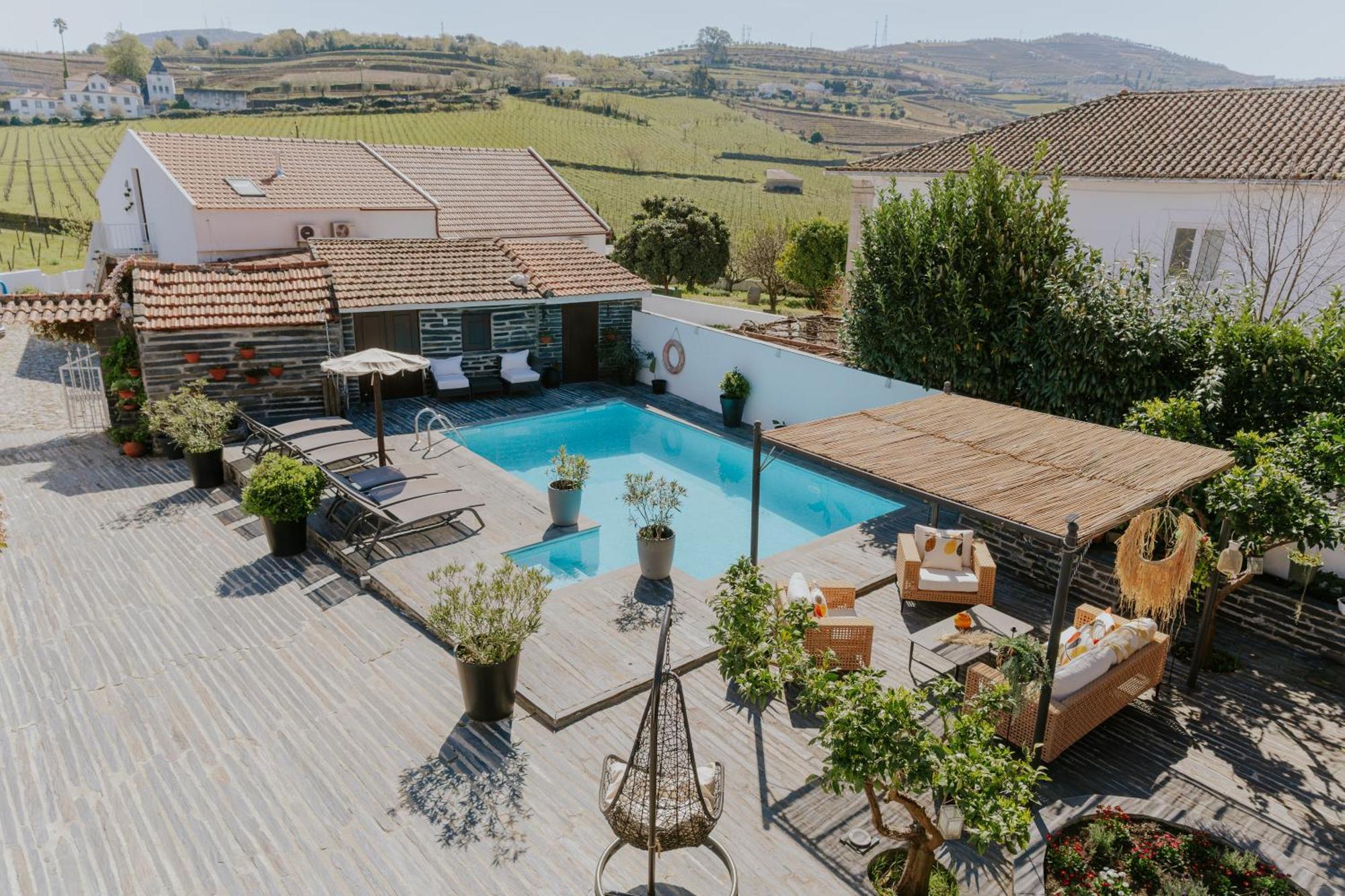 Casa Relogio De Sol Villa Lamego Bagian luar foto